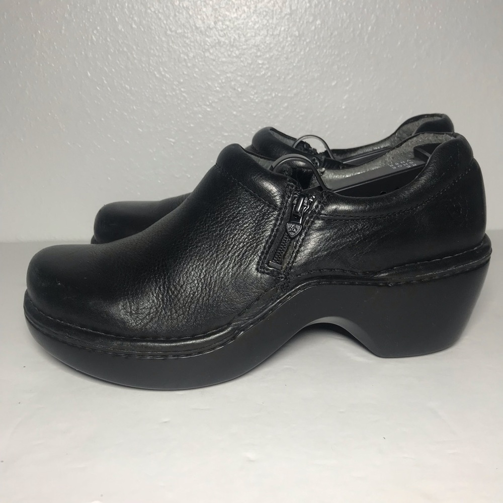 Ariat black leather clogs